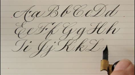 write  copperplate  beginners youtube