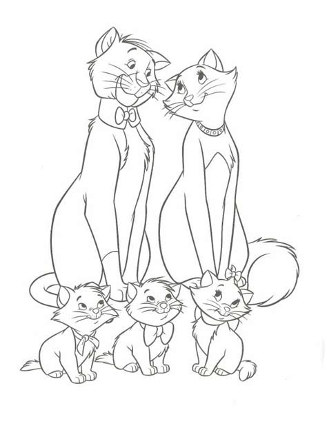 aristocats coloring pages    print