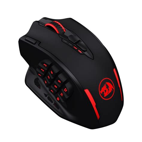redragon rgb wireless gaming mouse impact elite   programmable