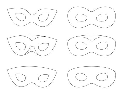 images  plain masks templates printables printable blank