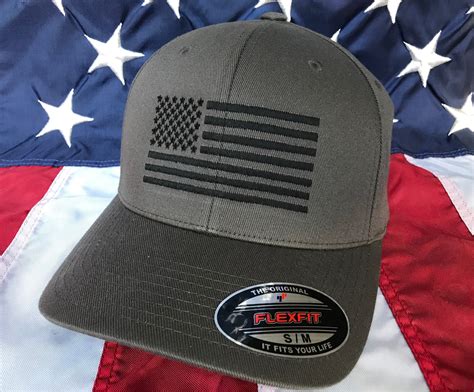 colors  personalization black american flag dark grey hat fire cap flag baseball cap