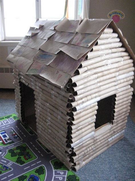 creative diy cardboard playhouse ideas
