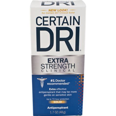 dri extra strength clinical antiperspirant deodorant solid  oz walmartcom