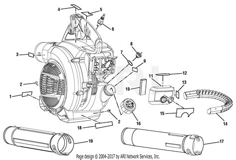 homelite rya blower parts diagram  figure