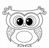 Gufo Chouette Hibou Dessin Coloriage Imprimer Stilizzato Hiboux Colorier Owl Fantastique Scaricare Deavita sketch template