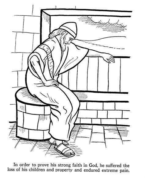 job bible story coloring page scripture coloring bible coloring pages
