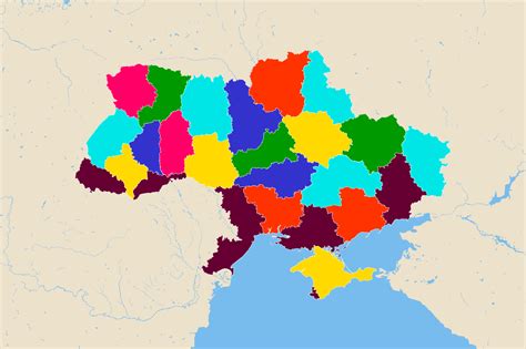 oblasts  ukraine atlasbigcom