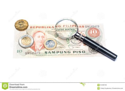 collectibles coins banknotes awards stock photo image  magnifier alloy