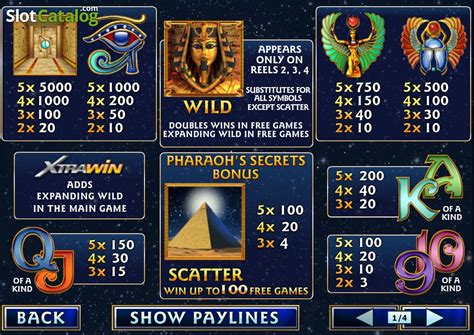 pharaoh s secrets slot free demo and game review dec 2023