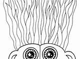 Coloring Pages Hair Crazy Haircut Getcolorings Printable sketch template