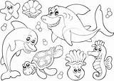 Mewarnai Laut Binatang Sketsa Hewan Paud Terbaru Gambarcoloring Pemandangan Terpopuler Menggambar Mudah sketch template