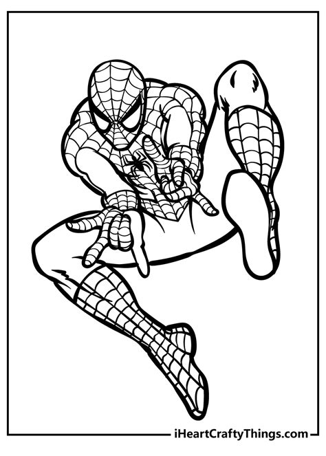 big spiderman coloring pages