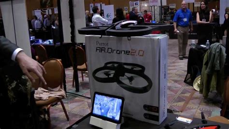 parrot ar drone  demo  features  ces youtube