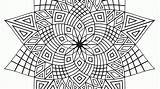 Coloring Geometric Pages Fun sketch template
