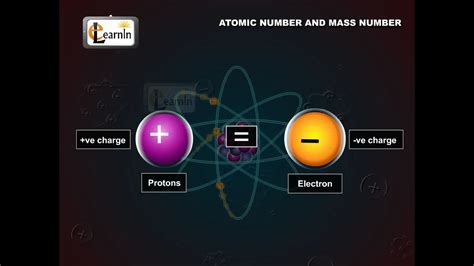 Atomic Number And Mass Number Of An Atom Science Youtube