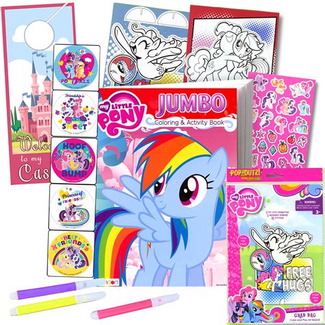 buy   pony coloring book    play set  page