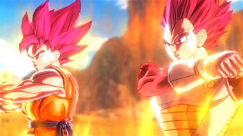 Super Saiyan God Goku And Super Saiyan God Vegeta Fusion