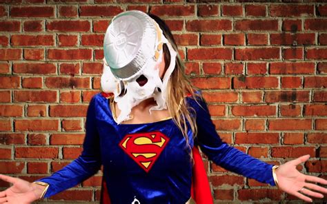 Supergirl Gets Creamed Sofia The Pie Zone