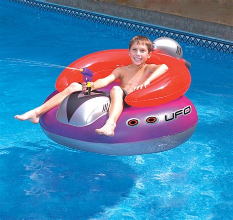 swimline ufo spaceship inflatable pool toy