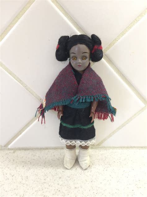 vintage 1960s carlson native american hope girl doll from etsy