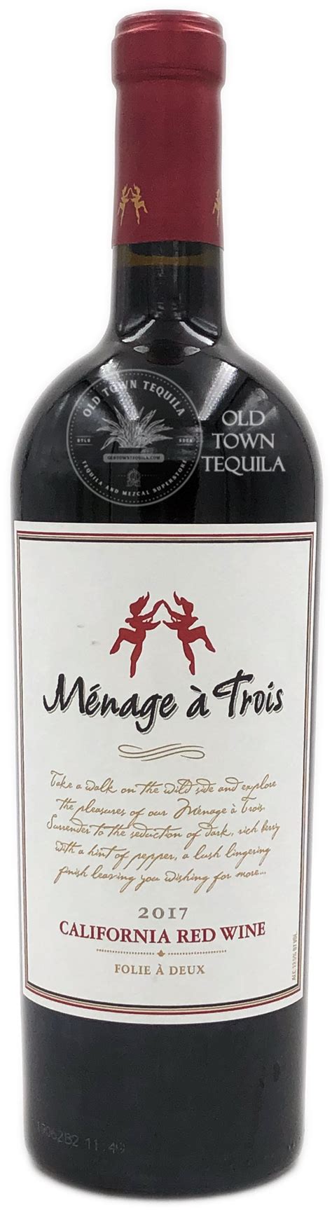Menage A Trois Red Wine Old Town Tequila