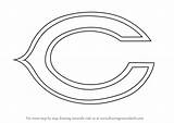 Bears Chicago Logo Draw Drawing Nfl Step Bear Drawingtutorials101 Football Learn Tutorials Sports sketch template