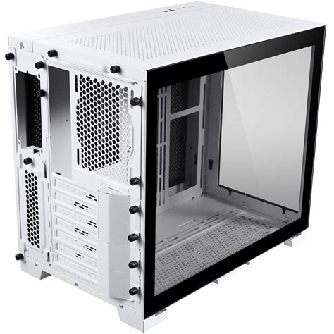 buy lian li  dynamic mini tempered glass case white pc odw mini pc case gear australia