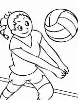Volleyball Bola Voleibol Pravila Volei Odbojke Esportes Pemain Olimpicos Igre Osnovna Odbojka Talvez Queira Você Libero Pintarcolorir sketch template