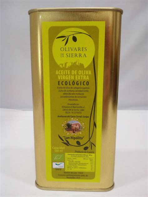 aceite de oliva vírgen extra ecológico variedad lechín