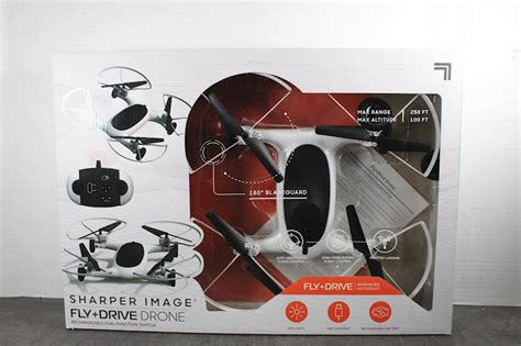 sharper image  rechargeable fly drive drone shopgoodwillcom