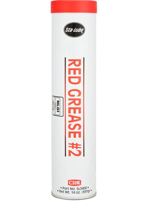 Sta Lube Red Grease 2 14 Wt Oz