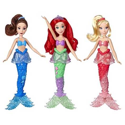 disney princess ariel sisters fashion dolls  pack  mermaid dolls