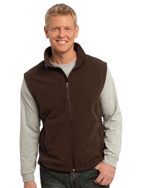 port authority mens super soft fleece adjustable vest walmartcom