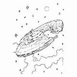 Coloring Spaceship Starship Pages 230px 62kb Toddlers sketch template