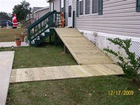 Wheelchair Ramps From Mobile Home Bing Images Porch
