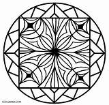Coloring Pages Kaleidoscope Kids Printable Optical Illusion Cool2bkids Illusions sketch template
