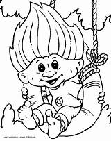 Coloring Pages Troll Trolls Color Fantasy Adults Kids Medieval Movie Printable Giant Doll Book Colouring Sheets Print Giants Fargelegging Template sketch template