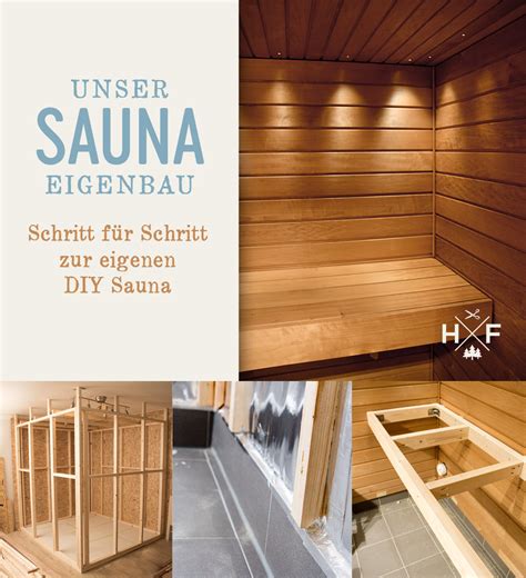 finnische sauna im eigenbau der wandaufbau handgemacht fussgegangen