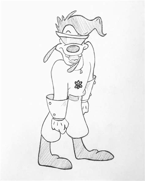 black  white drawing   cartoon character