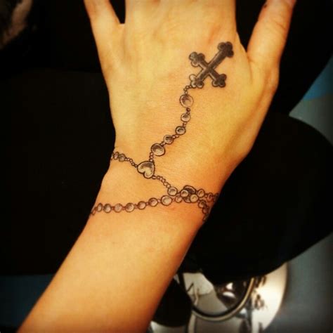 Rosary Tattoo Made To My Liking Rosary Tattoo Tattoos Tattoos For