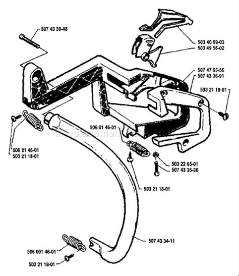 husqvarna  chainsaw parts diagram bushiradarin