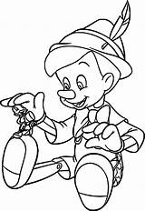 Pinocchio Coloring Pages Colorear Para Disney Dibujos Jake Wecoloringpage Paul Pinocho Painting Drawing Sketch Del Template Navidad Guardado Desde sketch template