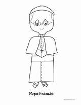 Pope Francis Coloring Sheet Kids Feast Saint Peter Catholic Chair John Navigation Post sketch template