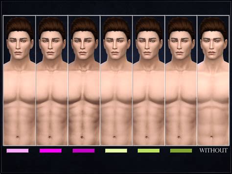 sims resource male skin  overlay