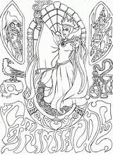 Coloring Disney Pages Villains Villans Adult Evil Book Queen Printable Ursula Detailed Clipart Color Snow Princess Sort Lines Death Special sketch template