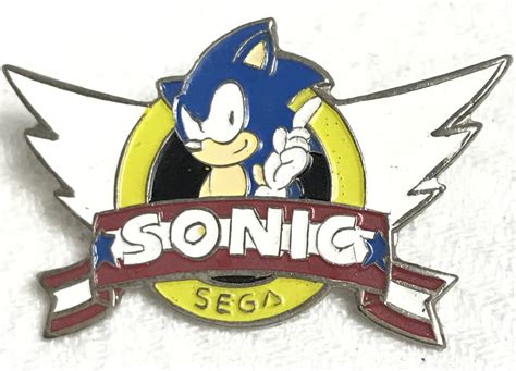 sonic pins and badges sonic the hedgehog collectibles