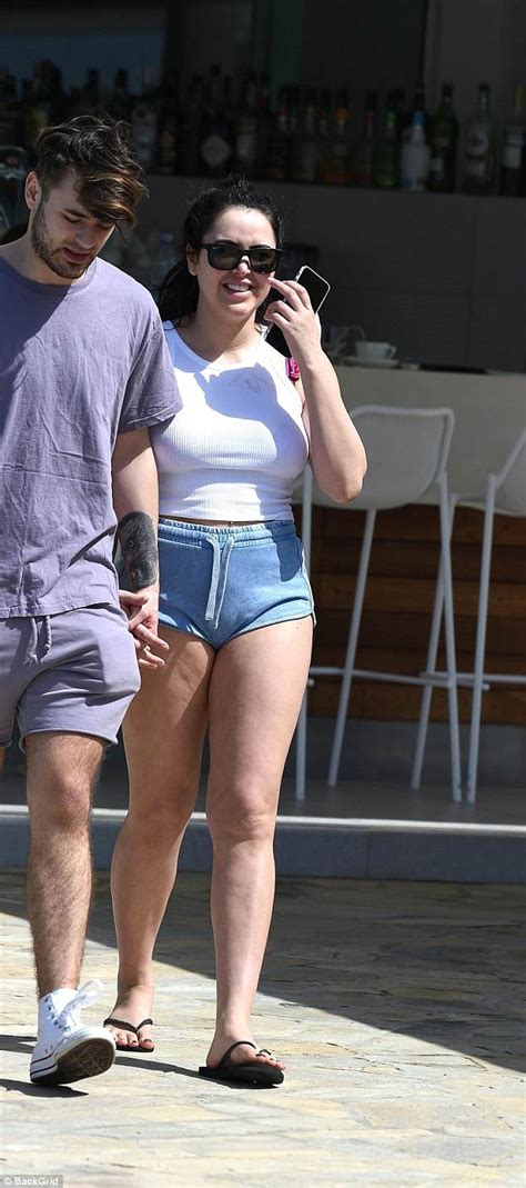 marnie simpson shows off rounder derriere after filler injections as she dons skimpy bikini in