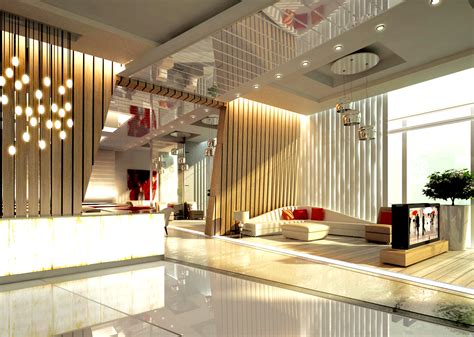 alyal hotel lobby design  behance