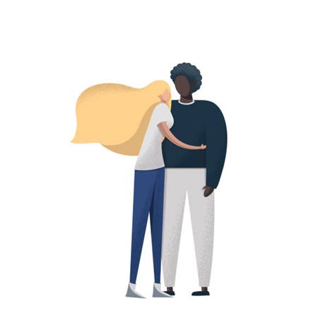 Best African American Couple Hugging Silhouettes