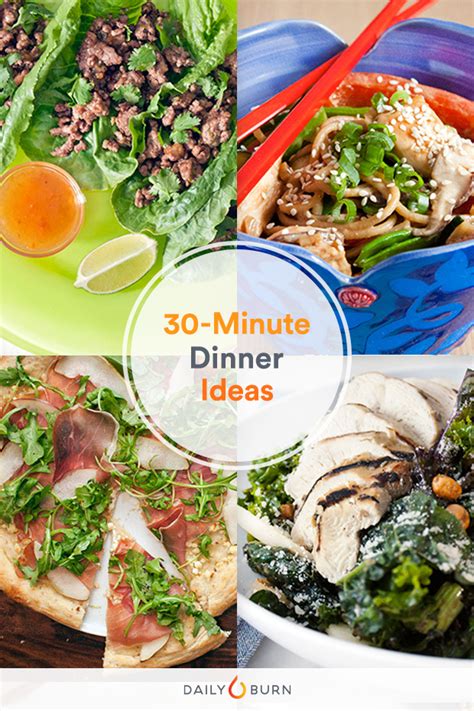 30 minute meals for quick healthy dinner ideas